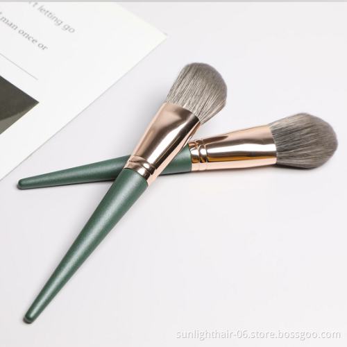 Make up brushes 10pcs professional with wool foundation powder blush cosmetic private label makeup brush sets